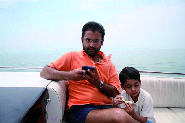 Feisal Alibhai recalls spending too much family time on work via his ever-present smartphone